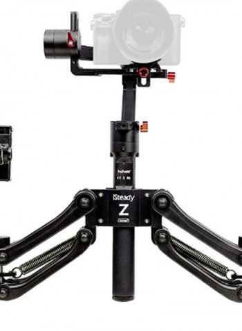 3-Axis Anti-Shake Low Angle Handheld Camera Stabilizer Gimbal Black/White