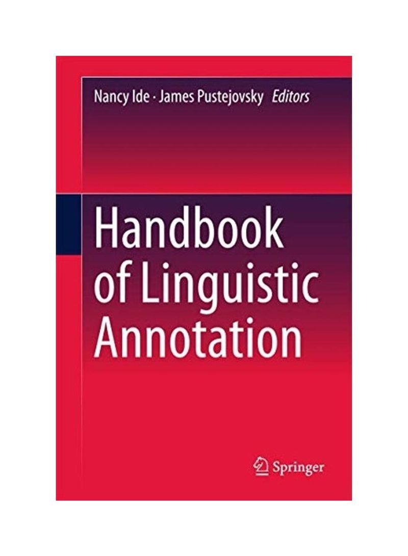Handbook Of Linguistic Annotation Hardcover