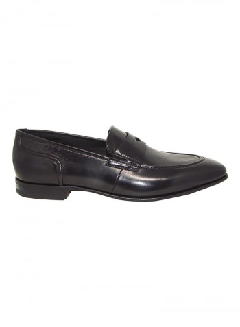 Men's Pointed Toe Slip-On Shoes Black