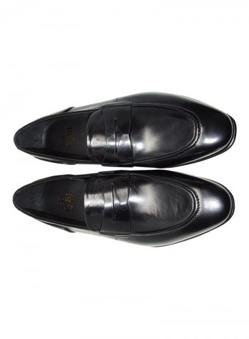 Men's Pointed Toe Slip-On Shoes Black