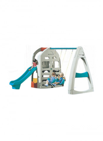 Slide And Twin Swing Set 191x 193x 415centimeter
