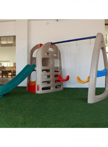 Slide And Twin Swing Set 191x 193x 415centimeter