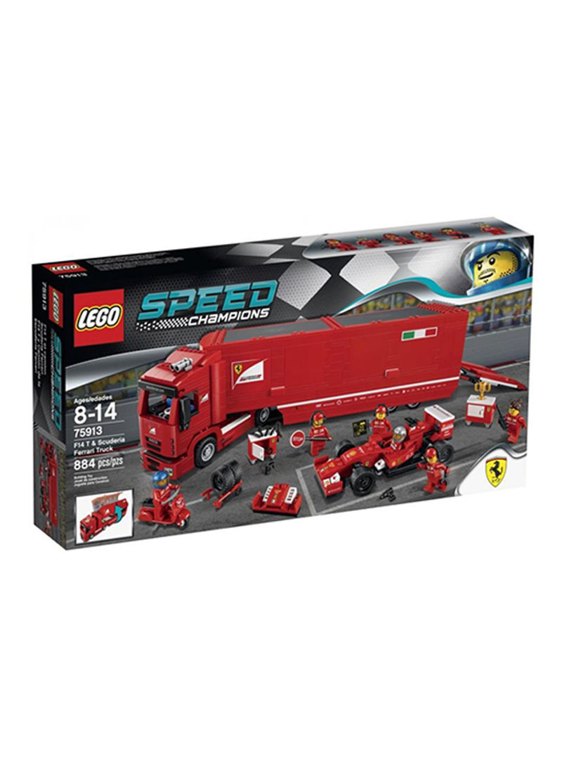 75913 Speed Champions F14 T & Scuderia Ferrari Truck Building Toy
