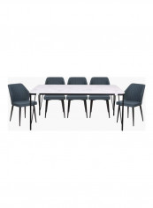 Clover 6-Seater Dining Set Multicolour