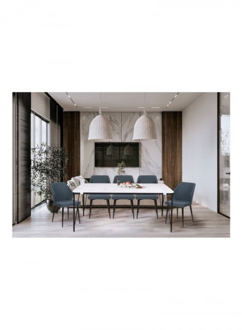 Clover 6-Seater Dining Set Multicolour