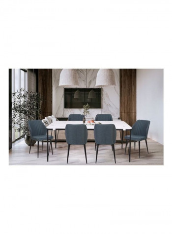 Clover 6-Seater Dining Set Multicolour