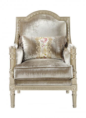 Melika 1-Seater Sofa Gold