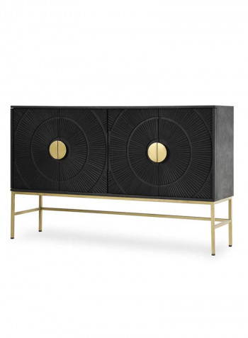 Vermont Sideboard Black 152 x 41 x 94cm