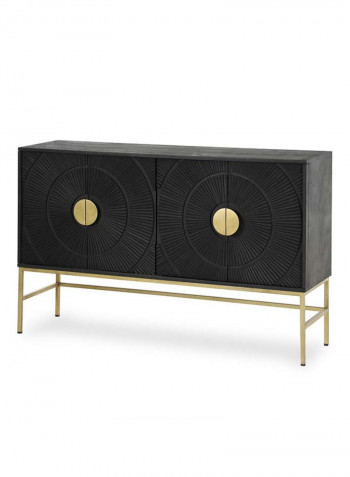 Vermont Sideboard Black 152 x 41 x 94cm
