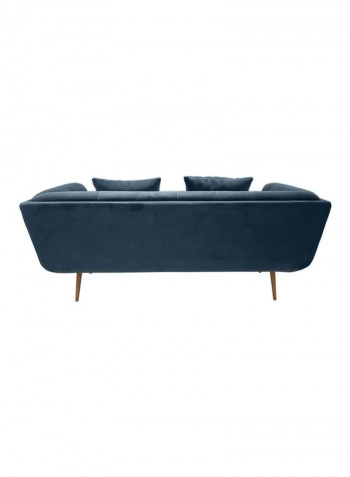 Sansa 2-Seater Sofa Blue/Brown 180x89x75cm