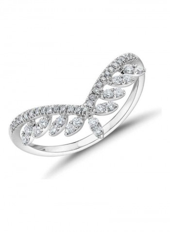 Diamond Leaf Crown Fashion Ring