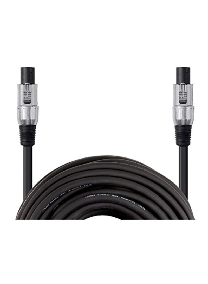 Shrike Series NL4 Speaker Cable 100feet Black