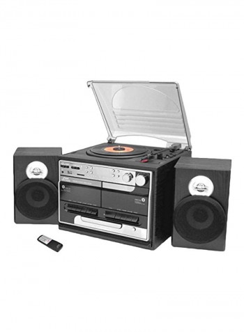 Classic Style Record Player PTTCSM70BT Black