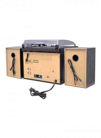 Classic Style Record Player PTTCSM70BT Black