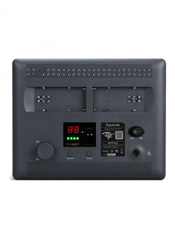 LED Light Panel With Wireless Remote Control Black