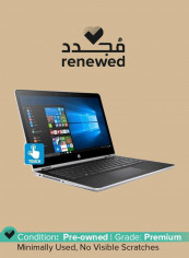 Renewed - Pavilion X360 14-dw1038TU (2019) Laptop With 14-Inch Touchscreen Display, Intel Core i3 Processor/8th Gen/16GB RAM/1TB SSD+HDD/Intel UHD Graphics Silver