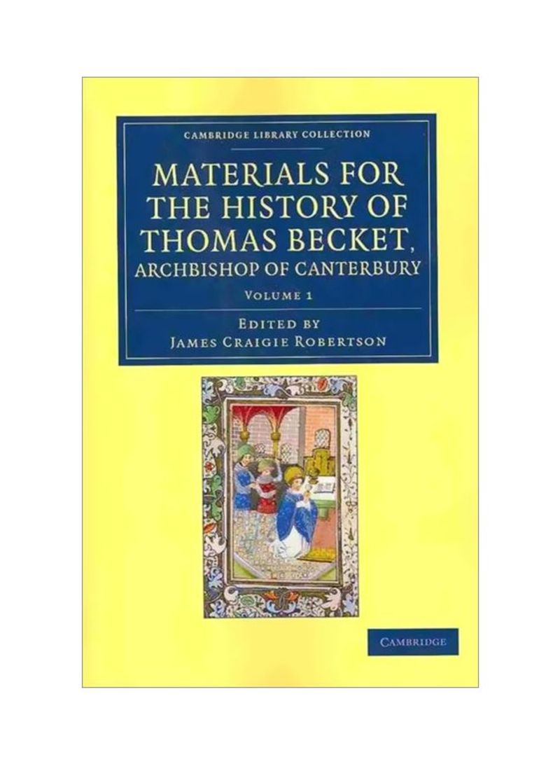 Materials For The History Of Thomas Becket, Archbishop Of Canterbury Paperback