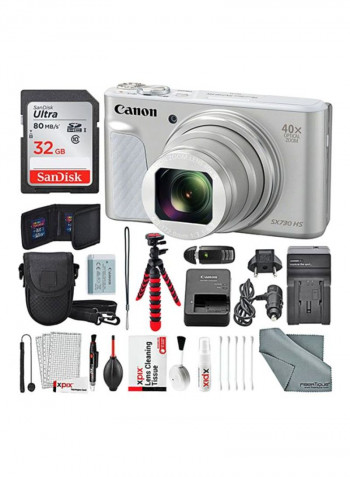 PowerShot SX730 HS Point And Shoot Digital Camera With Deluxe Accessories