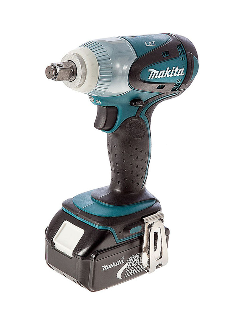 Cordless Impact Wrench With 2 Battery And Charger Blue/Black/Silver