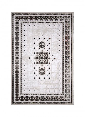 Trend Collection Carpet Modern Contemporary Area Rug White/Black 250x350centimeter