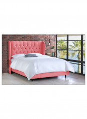 Tufted Upholstered Bed With Mattress Petal 180 x 200centimeter