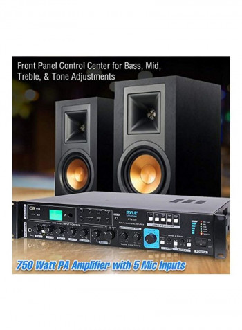 System Audio Power Amplifier PT930U Black/Blue