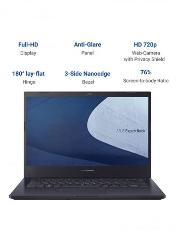 ExpertBook P2 Notebook With 14-Inch Full HD Display, Core i5-10210U Processer/8GB RAM/1TB HDD/Intel UHD Graphics Start Black