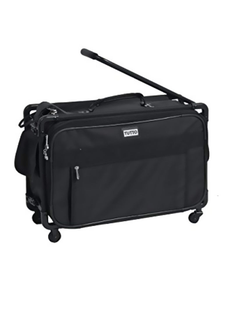 Collapsible Sewing Machine Case Black/Blue 21x12x14inch