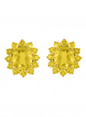 18 Karat Solid Gold Genuine Citrine Earrings reviews 18 Karat Solid Gold Genuine Citrine Earrings