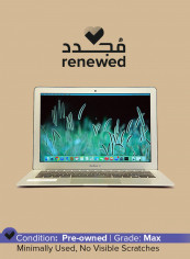 Renewed - Macbook Air A1466 (2014) Laptop With 13-Inch Display, Intel Core i7 Processor/4th GEN/8GB RAM/256GB SSD/1.5GB HD Integrated Graphics Silver
