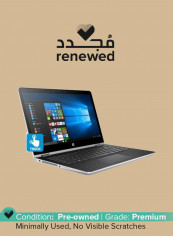 Renewed - Pavilion X360 (2019) 14-dw1038TU Laptop With 14-inch Touchscreen Display, Intel Core i3 Processor/8th Gen/16GB RAM/512GB SSD/Intel UHD Graphics Silver