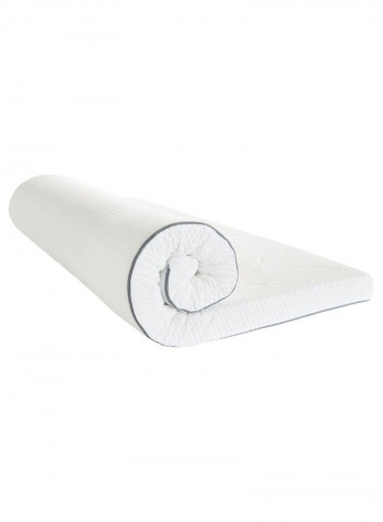 Wellpur Rectangle Shape Top Mattress White/Grey