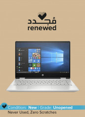 Renewed - Pavilion x360 14-dh1025ne Laptop With 14-Inch Display, Intel Core i3 Processor/4GB RAM/256GB SSD/Intel UHD Graphics With English/Arabic Keyboard Middle East Version Silver