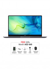 MateBook D 15 With 15.6 Inches Display With Pre-Order FreeBies, Full View 1080P FHD Ultrabook PC- (Intel Core i3-10110U, Multi-screen Collaboration/ Fingerprint Reader/8GB RAM/ 256GB SSD/ Windows 10 Home Space Gray