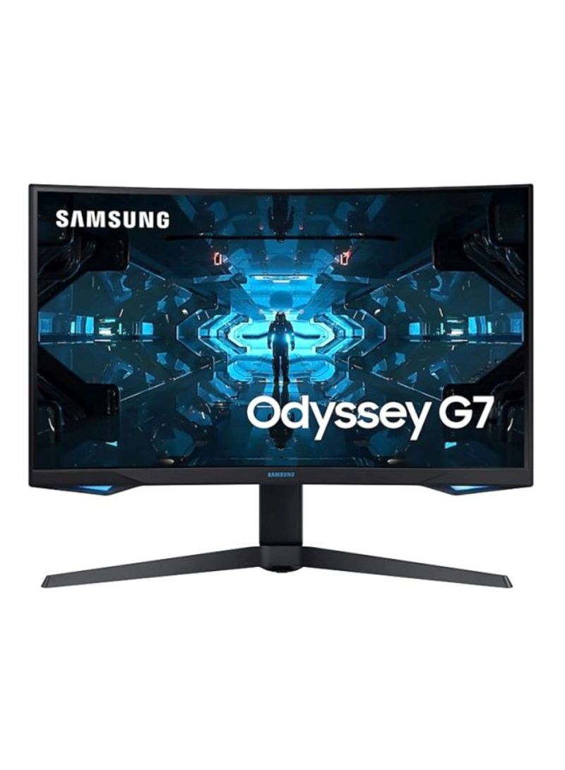 27-Inch Odyssey G7 WQHD 1000R Curved Gaming Monitor with Nvidia G-Sync, 240Hz, 1ms 24.2x22.68x12.04inch Black