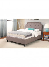 Sierra Nailhead Trim Platform Bed Without Mattress Brown Super King