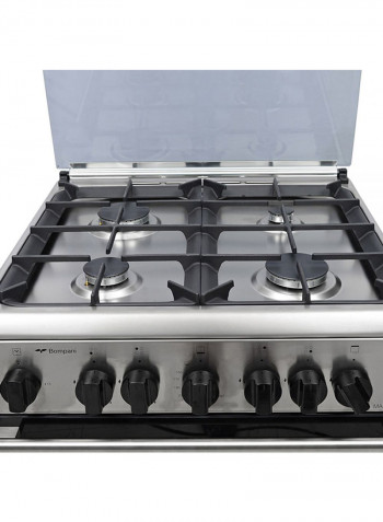 4 Burner Gas Cooker With Oven And Grill ESSENTIAL60GG4BIX Silver
