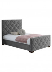 Bed Frame Without Mattress Grey 200 x 200centimeter