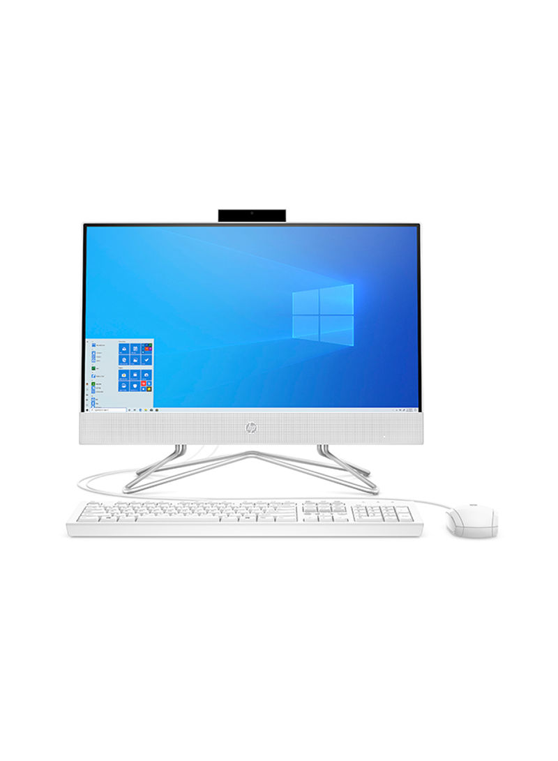 22-Df0000ne All In One Desktop With 22-Inch Display, Core i3 Processer/4GB RAM/1TB HDD/Intel UHD Graphics white