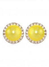 18 Karat Solid Gold 0.20 Carat Genuine Diamonds And 6-7 mm Pearl Earrings reviews 18 Karat Solid Gold 0.20 Carat Genuine Diamonds And 6-7 mm Pearl Earrings