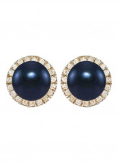 18 Karat Solid Gold 0.20 Carat Genuine Diamonds And 6-7 mm Pearl Earrings reviews 18 Karat Solid Gold 0.20 Carat Genuine Diamonds And 6-7 mm Pearl Earrings