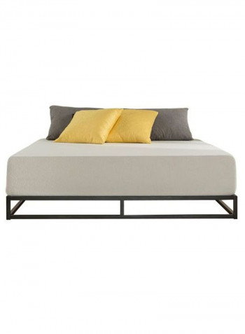 Avey Frame Platform Bed With Mattress Black