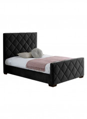 Bed Frame Without Mattress Black 200 x 200centimeter