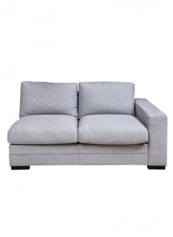 Weltex Two Seater Right Arm Sofa Grey