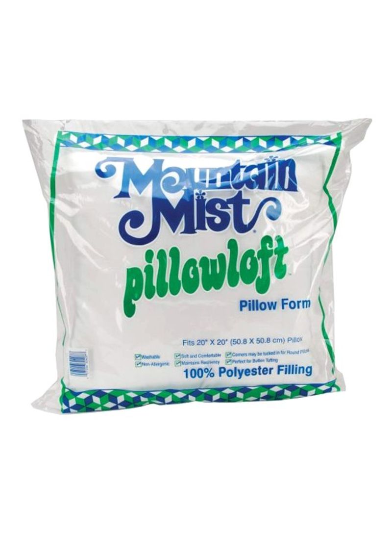 Pillowloft Pillowform Polyester White 20x20inch