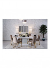 Whiteline Dining Table White