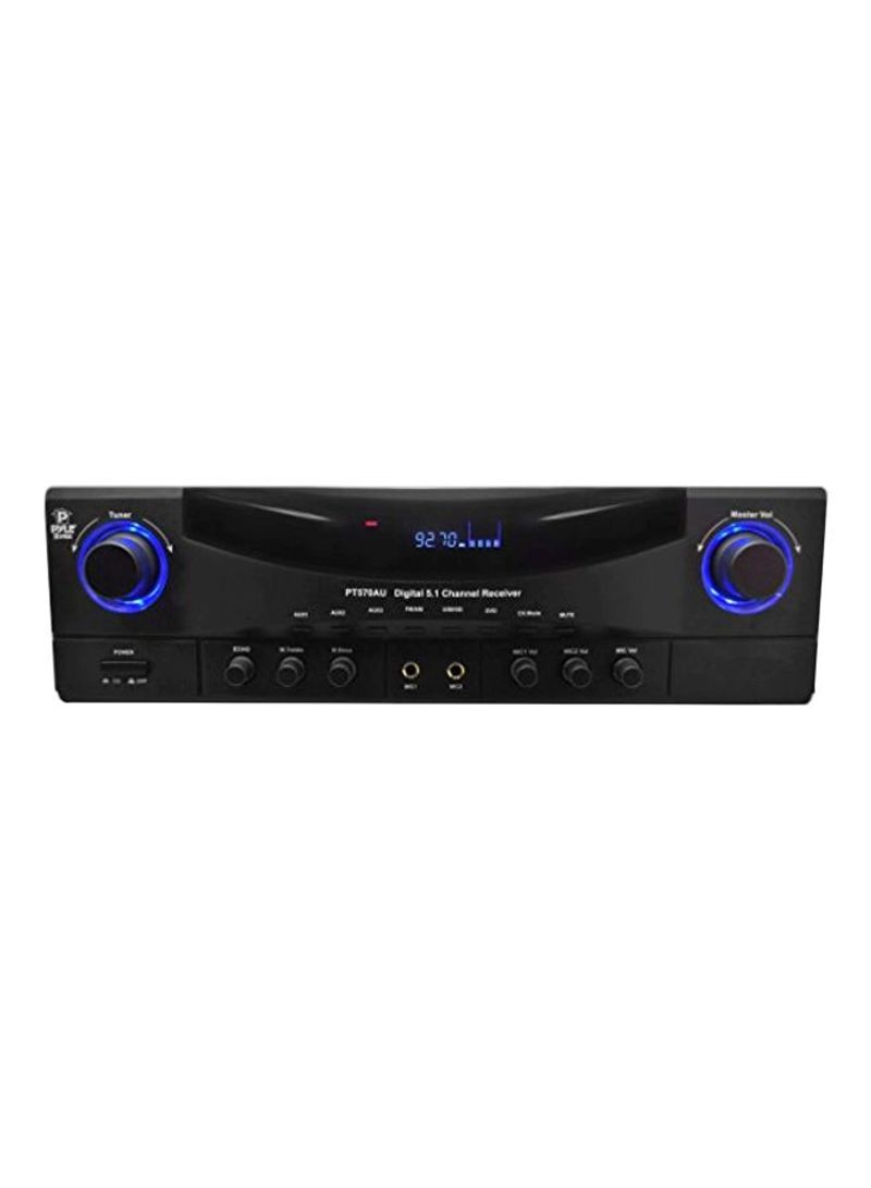 5.1 Channel Home Audio Power Amplifier System PT570AU Black