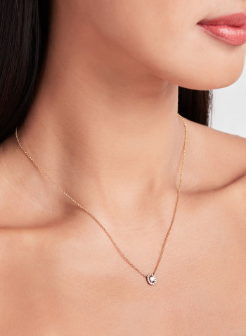 18K Gold Diamond Studded Necklace