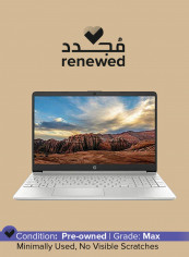 Renewed - 15 DY (2020) Laptop With 15.6-Inch HD LED 220Nits Display, Intel Core i3 Processor/16GB RAM/512GB SSD/Intel Iris Plus Graphics With English/Arabic Keyboard Silver