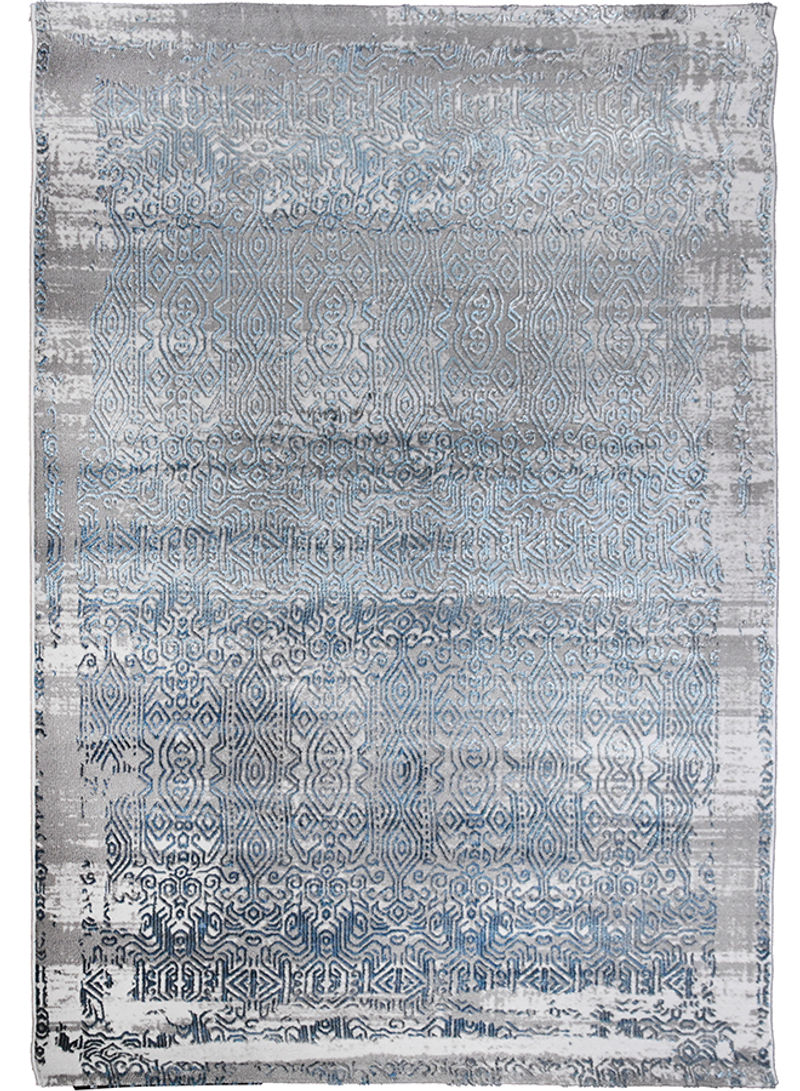 Adele Collection Area Rug Grey/Blue 250x350cm